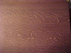 Detail quarter-sawn white oak table top.
